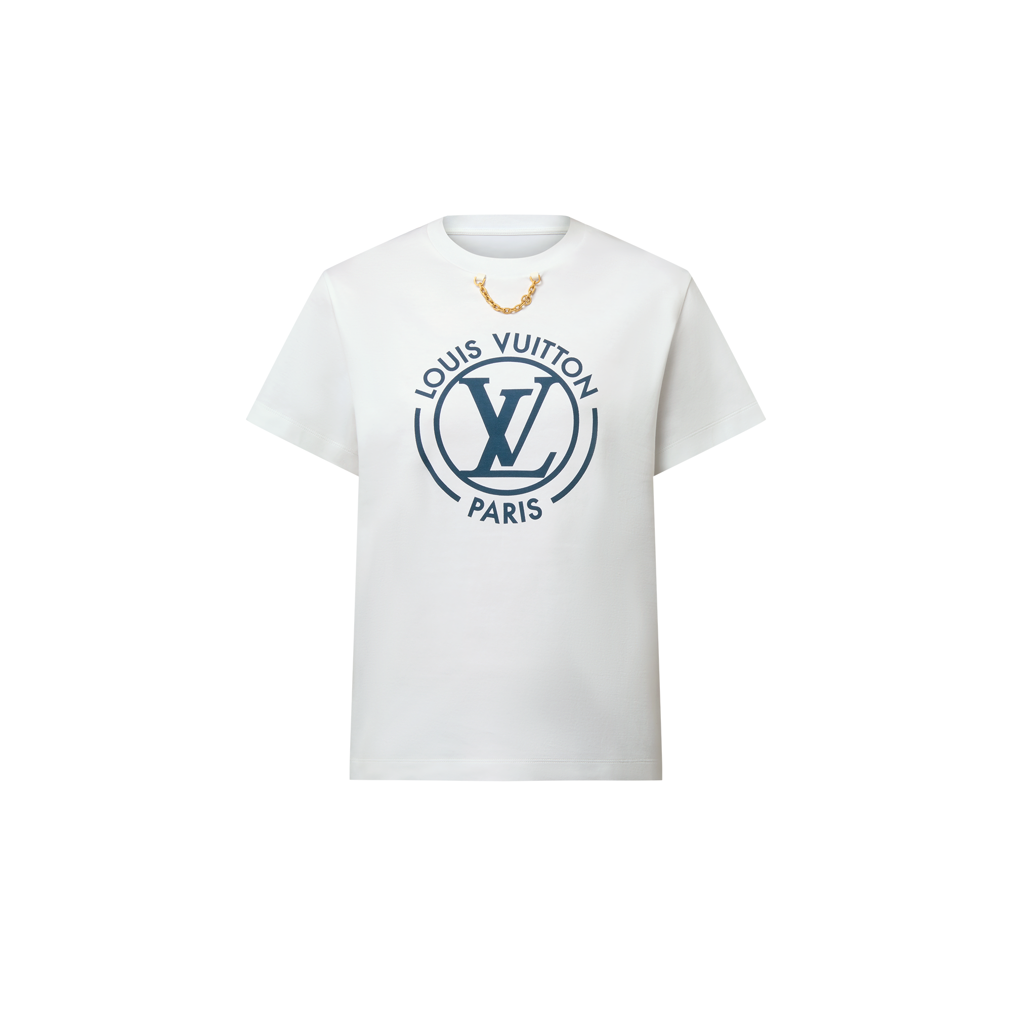 Camiseta LV flocada  Mujer Prêt-à-Porter Tops | LOUIS VUITTON (Zoom de producto)