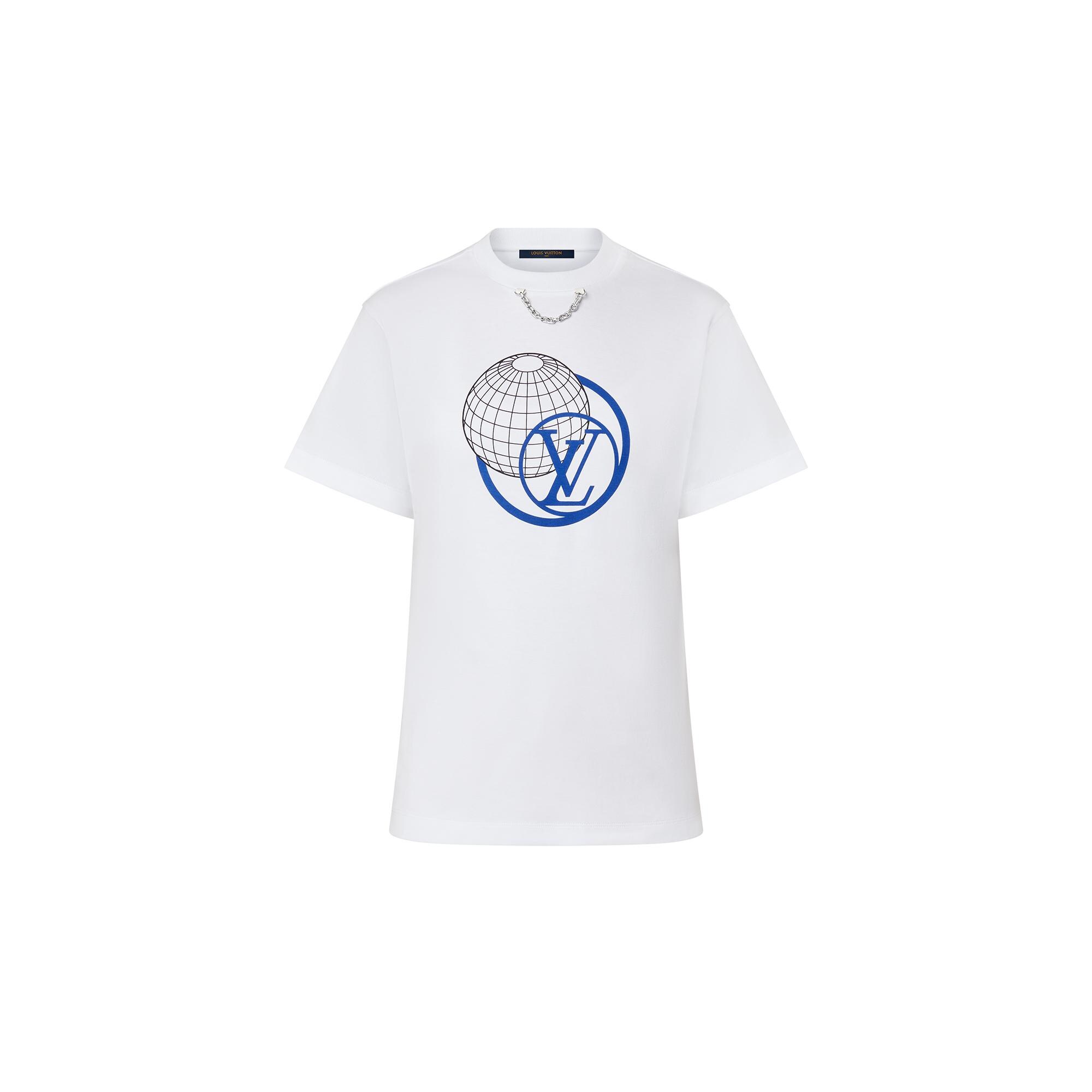 Camiseta LV Globe - Prêt-à-Porter | LOUIS VUITTON