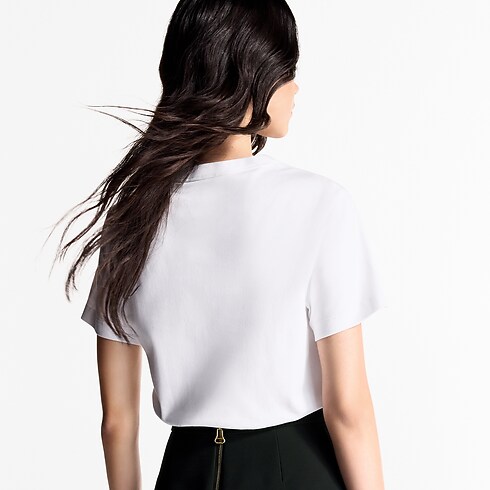 Camiseta LV Stamp Mujer Prêt-à-Porter Tops | LOUIS VUITTON (Zoom de producto)