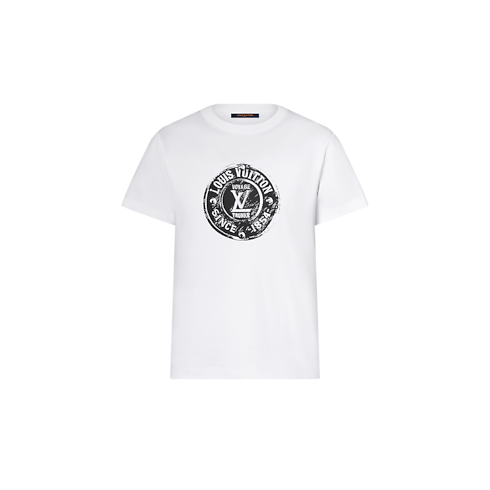 Camiseta LV Stamp Mujer Prêt-à-Porter Tops | LOUIS VUITTON (Zoom de producto)