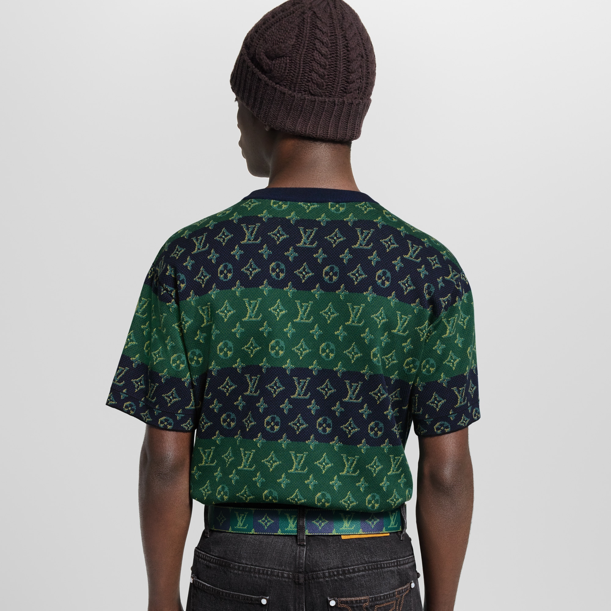 Camiseta Monogram de cuello redondo  Hombre Prêt-à-Porter Todo Prêt-à-Porter | LOUIS VUITTON (Zoom de producto)