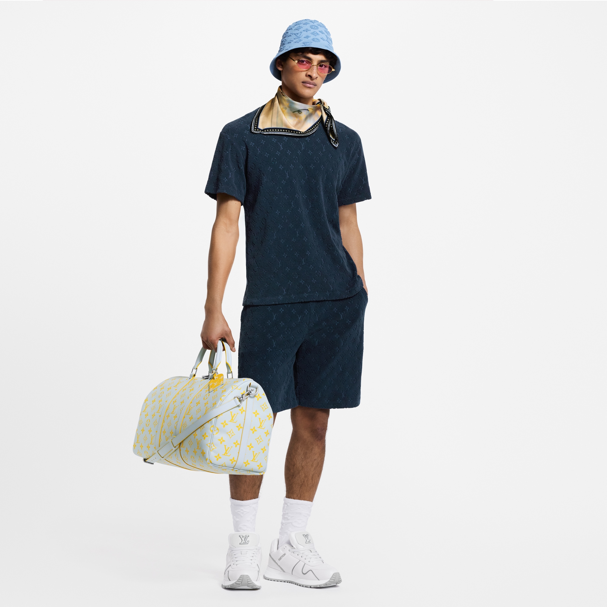 Camiseta Monogram de felpa francesa  Hombre Prêt-à-Porter Camisetas y polos | LOUIS VUITTON (Zoom de producto)