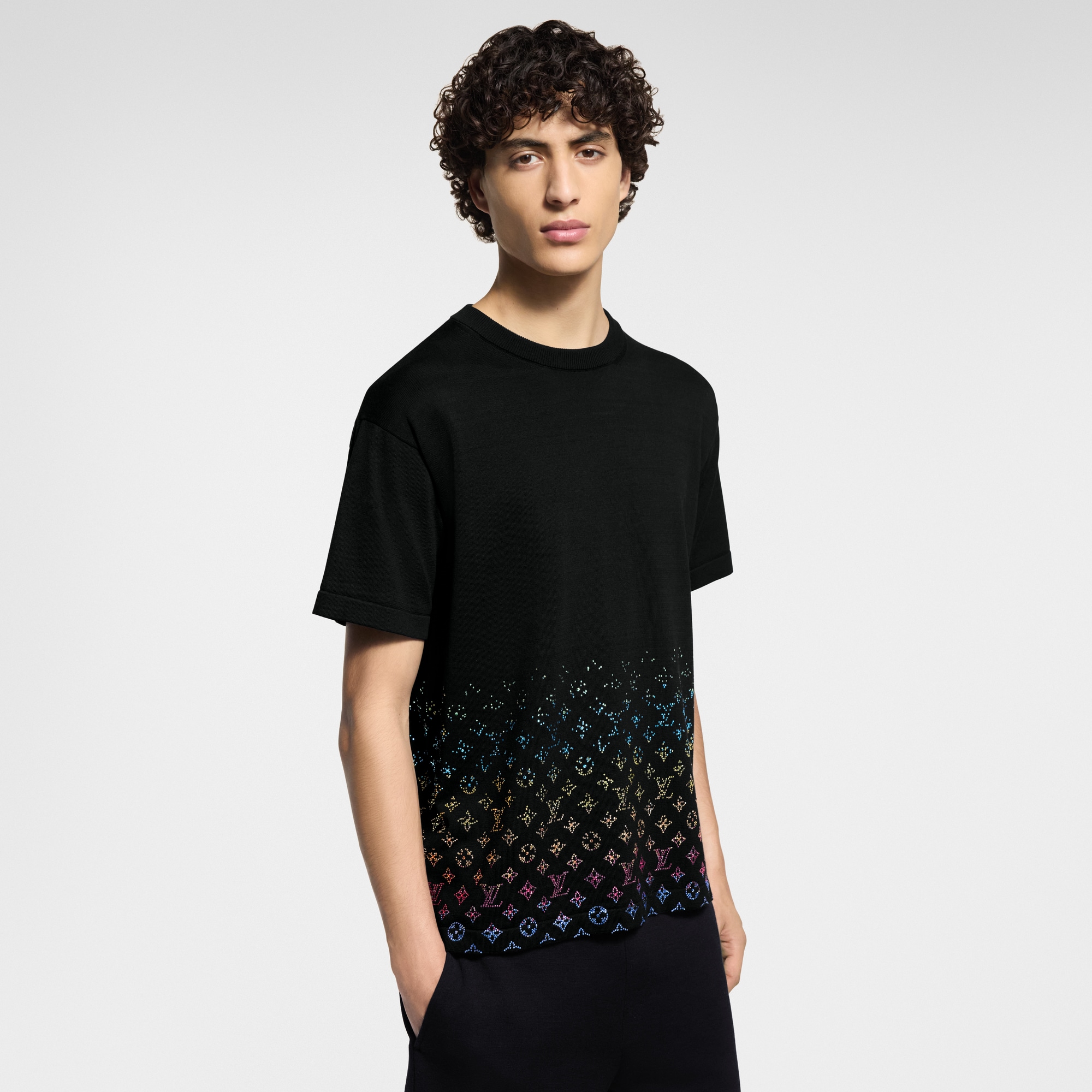 Camiseta Monogram de manga corta  Hombre Prêt-à-Porter Punto y sudaderas | LOUIS VUITTON (Zoom de producto)