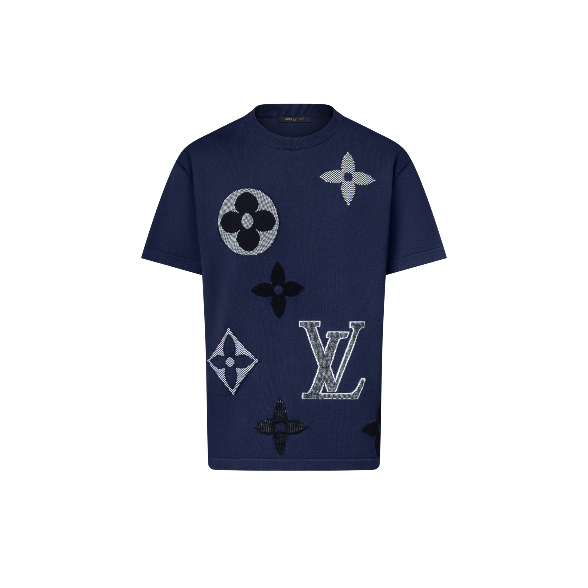 Camiseta Monogram de manga corta en punto  Novedades Para hombre LV Ski | LOUIS VUITTON (Zoom de producto)