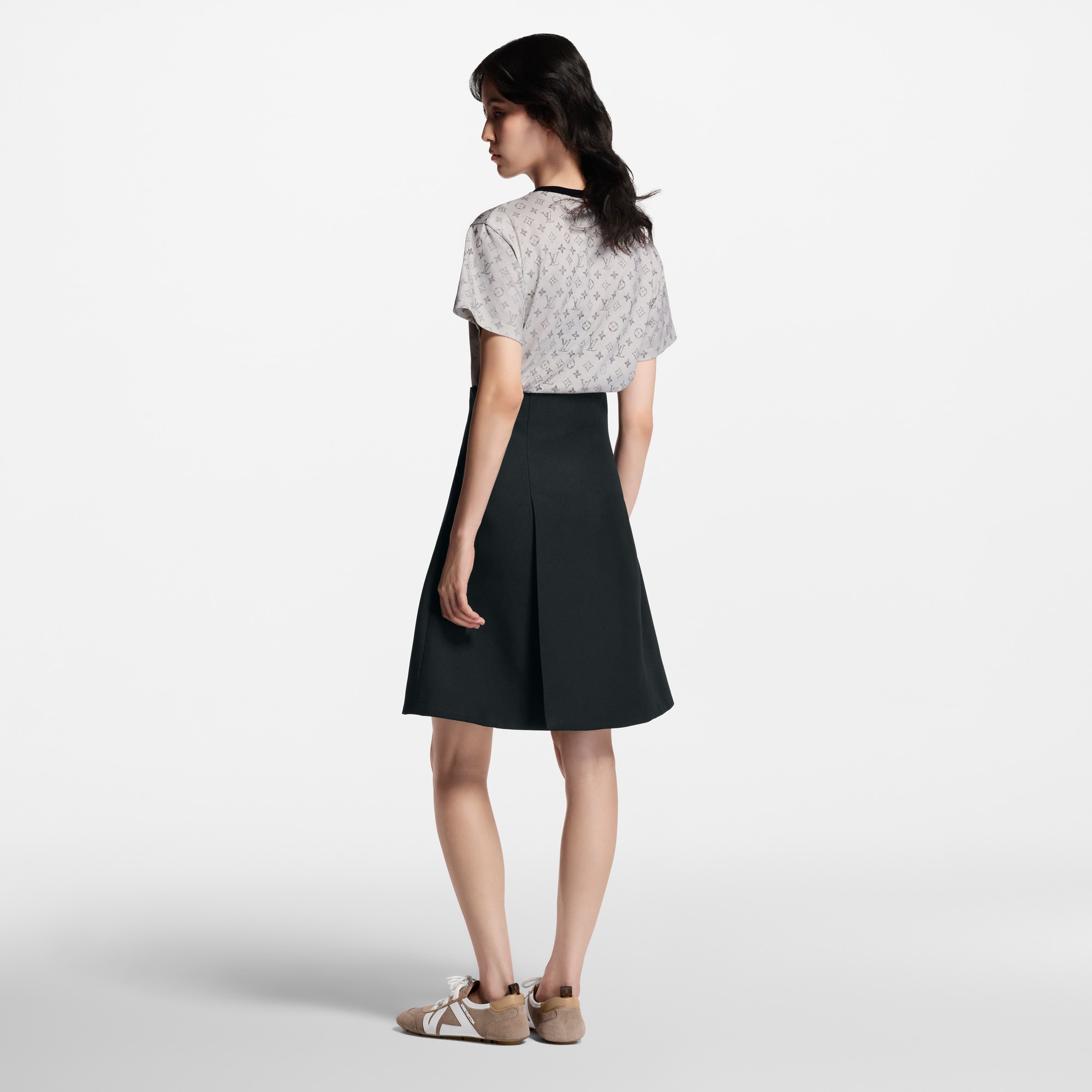 Camiseta Monogram deslavada  Mujer Prêt-à-Porter Tops | LOUIS VUITTON (Zoom de producto)