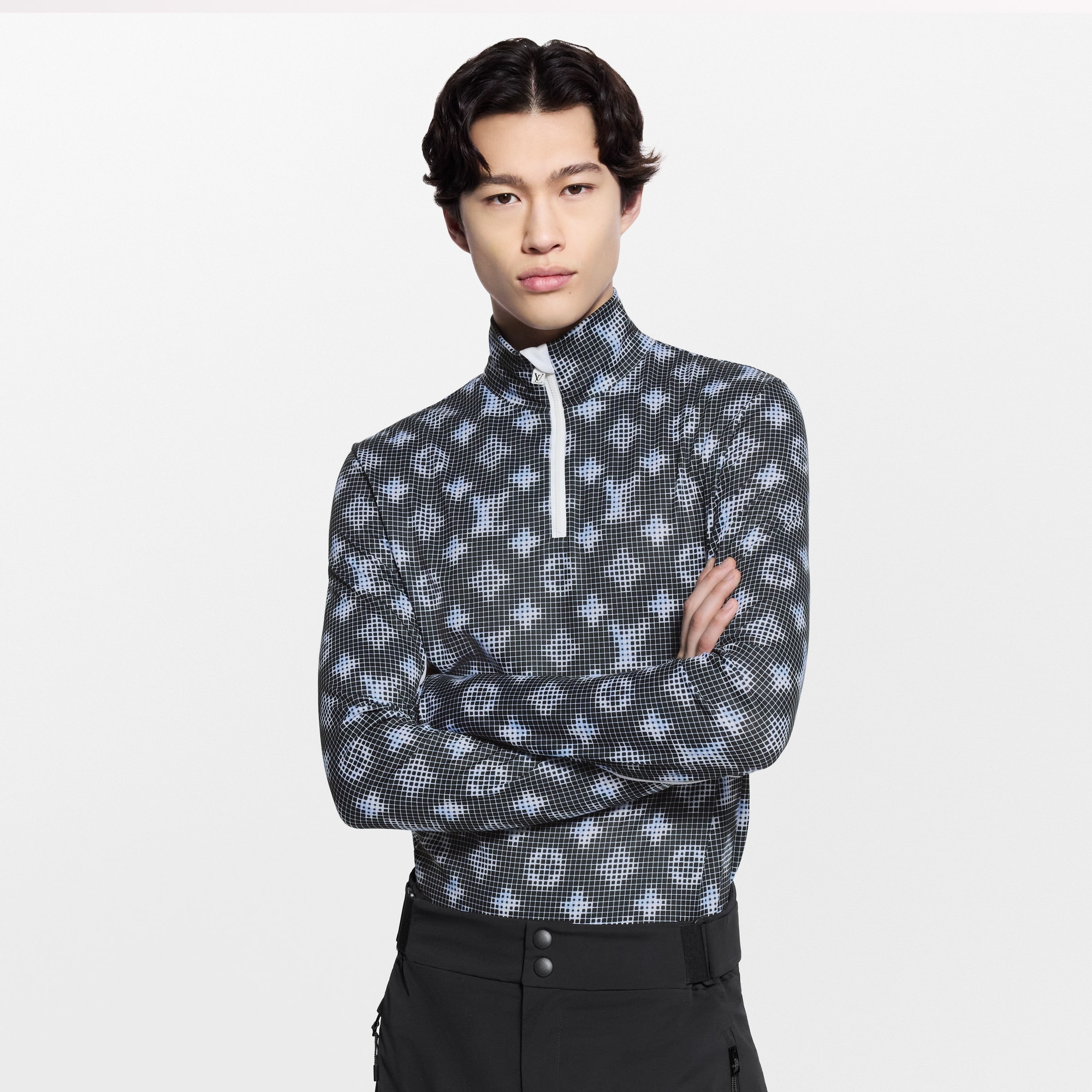 Camiseta técnica Monogram de manga larga  Hombre Prêt-à-Porter Camisetas y polos | LOUIS VUITTON (Zoom de producto)