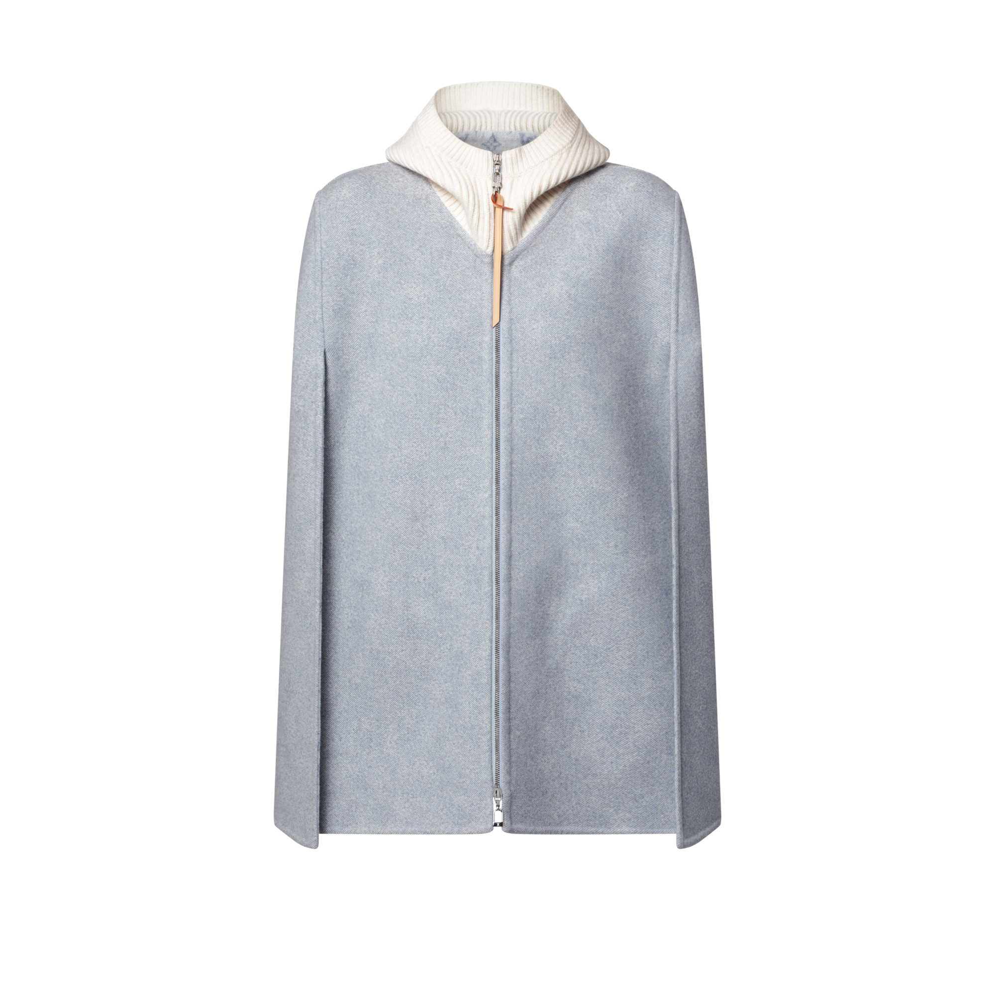 Capa de doble cara con efecto denim  Mujer Prêt-à-Porter Abrigos y chaquetas | LOUIS VUITTON (Zoom de producto)