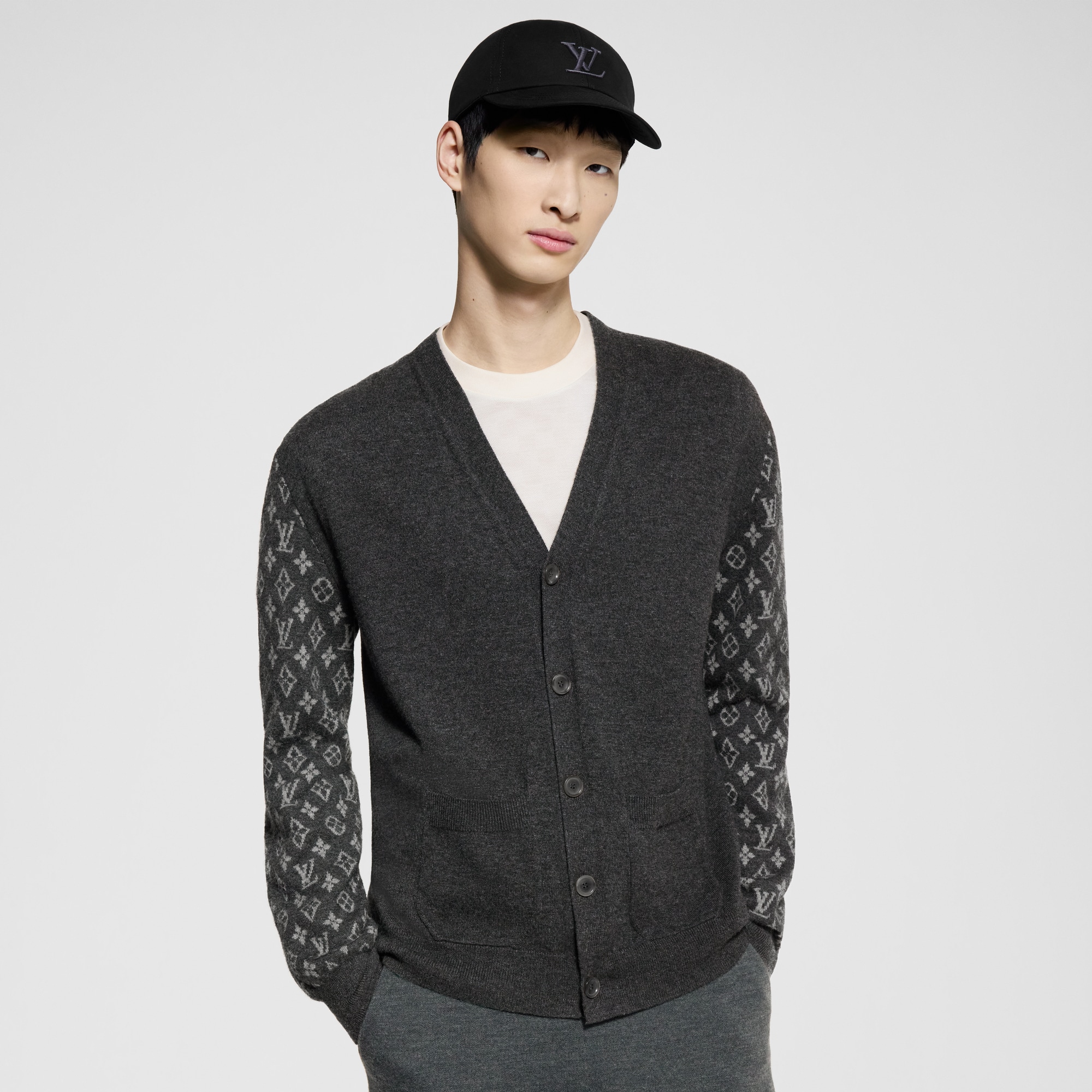 Cárdigan de cachemir Monogram  Hombre Prêt-à-Porter Punto y sudaderas | LOUIS VUITTON (Zoom de producto)