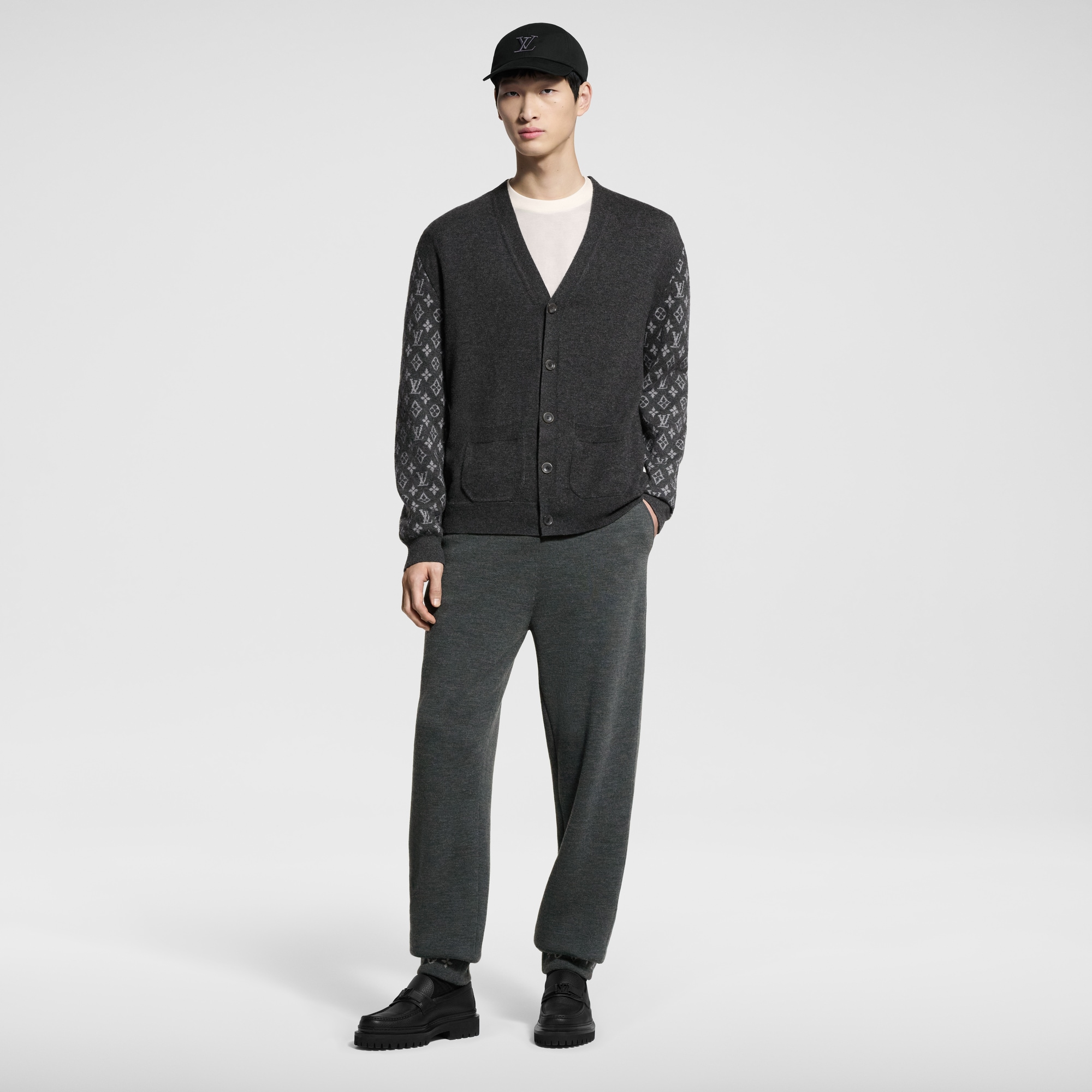 Cárdigan de cachemir Monogram  Hombre Prêt-à-Porter Punto y sudaderas | LOUIS VUITTON (Zoom de producto)