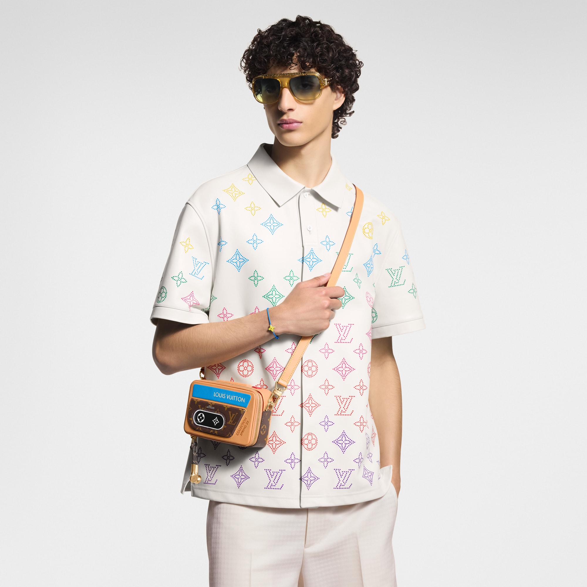 Cartera Baladeur con bandolera Otros pieles Hombre Carteras y pequeña marroquinería Mini Bolsos | LOUIS VUITTON (Zoom de producto)