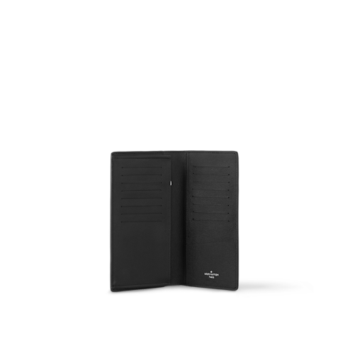 Cartera Brazza Piel Taïga Bolsos y pequeña marroquinería Personalización de artículos de cuero } | LOUIS VUITTON (Zoom de producto)