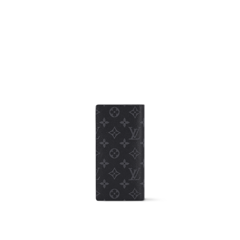 Cartera Brazza Monogram Eclipse Bolsos y pequeña marroquinería Personalización de artículos de cuero } | LOUIS VUITTON (Zoom de producto)