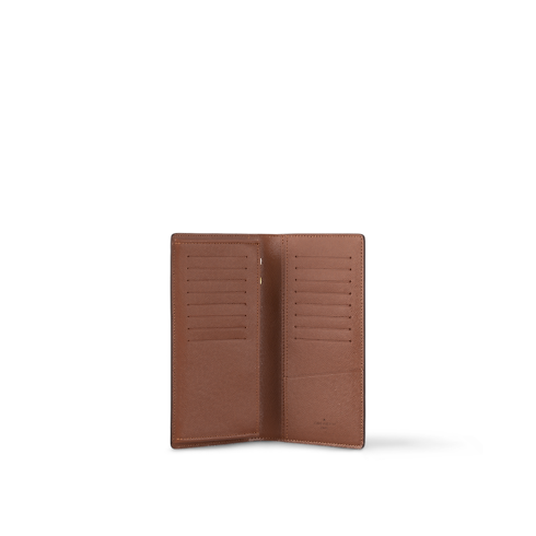 Cartera Brazza Lona Monogram Bolsos y pequeña marroquinería Personalización de artículos de cuero } | LOUIS VUITTON (Zoom de producto)