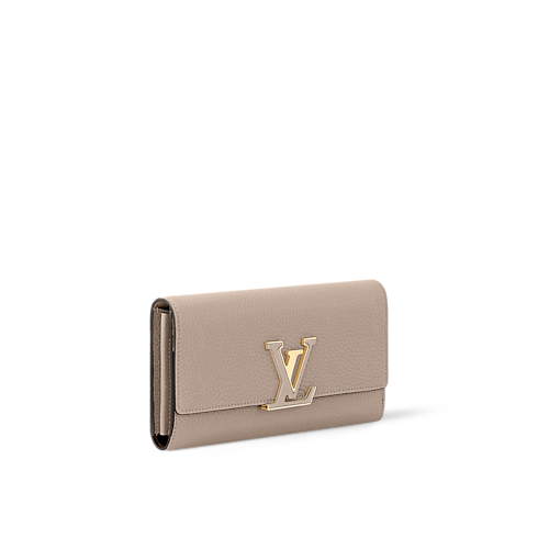 Cartera Capucines Piel Taurillon Mujer Carteras y pequeña marroquinería Todas las carteras y pequeña marroquinería | LOUIS VUITTON (Zoom de producto)