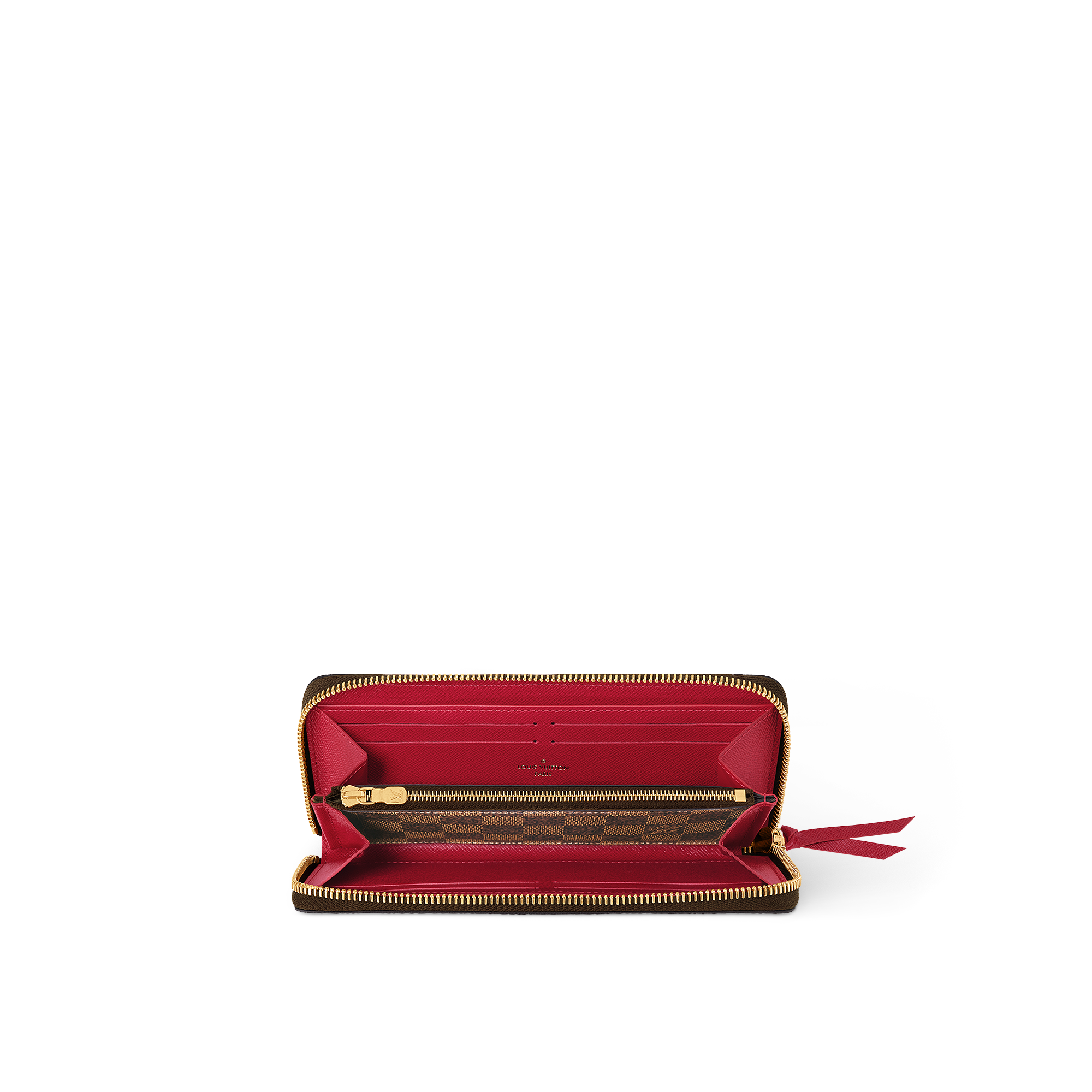 Cartera Clémence Lona Damier Ebène Mujer Carteras y pequeña marroquinería Todas las carteras y pequeña marroquinería | LOUIS VUITTON (Zoom de producto)