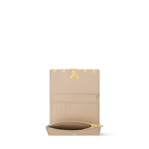Cartera compacta Capucines Capucines Mujer Carteras y pequeña marroquinería Carteras grandes y pequeñas | LOUIS VUITTON (Zoom de producto)