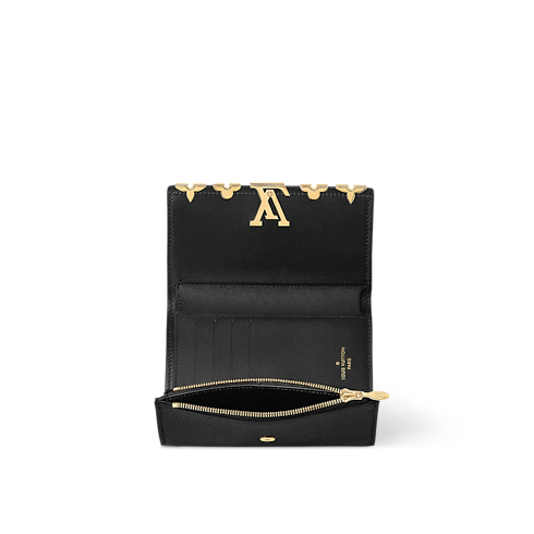 Cartera compacta Capucines Capucines Mujer Carteras y pequeña marroquinería Carteras pequeñas | LOUIS VUITTON (Zoom de producto)