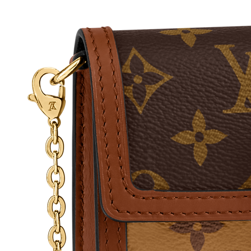 Cartera Dauphine con cadena Autres Toiles Monogram Mujer Carteras y pequeña marroquinería Todas las carteras y pequeña marroquinería | LOUIS VUITTON (Zoom de producto)