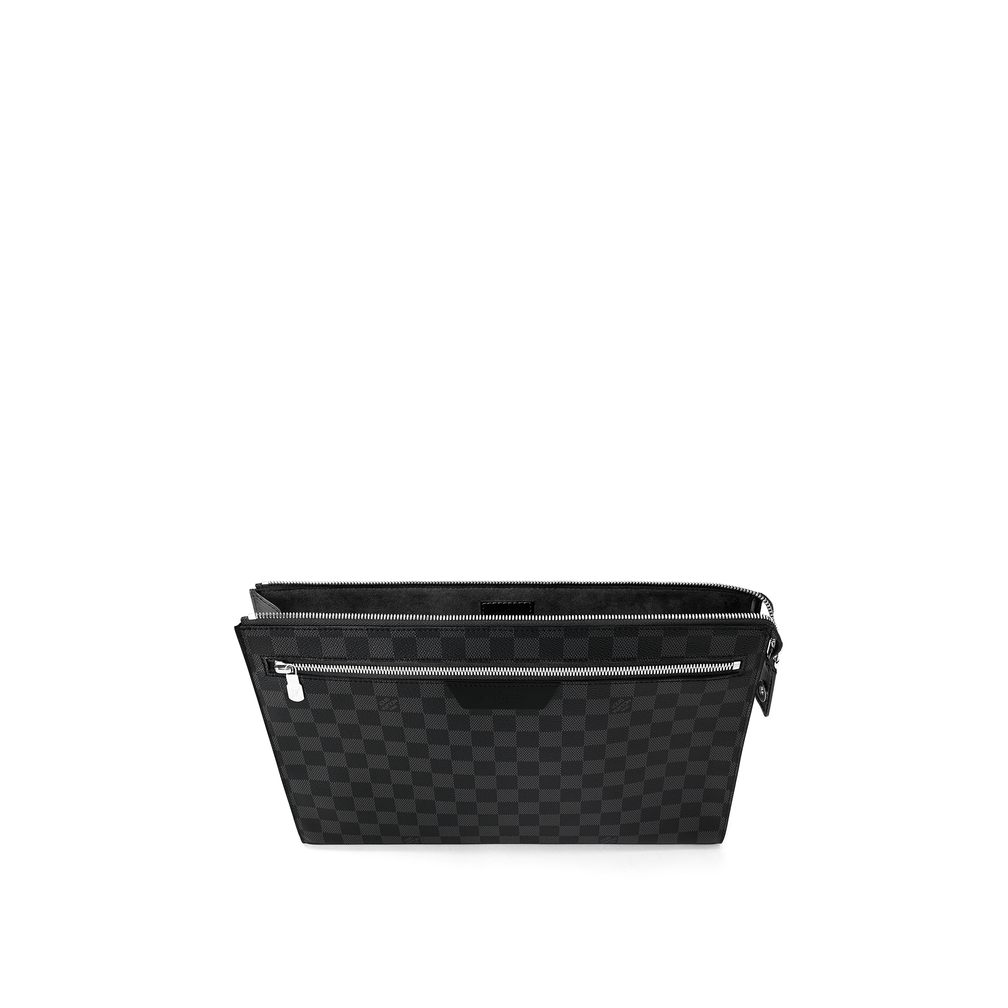 Cartera de mano 24H Lona Damier Graphite Hombre Viaje Accesorios de viaje | LOUIS VUITTON (Zoom de producto)