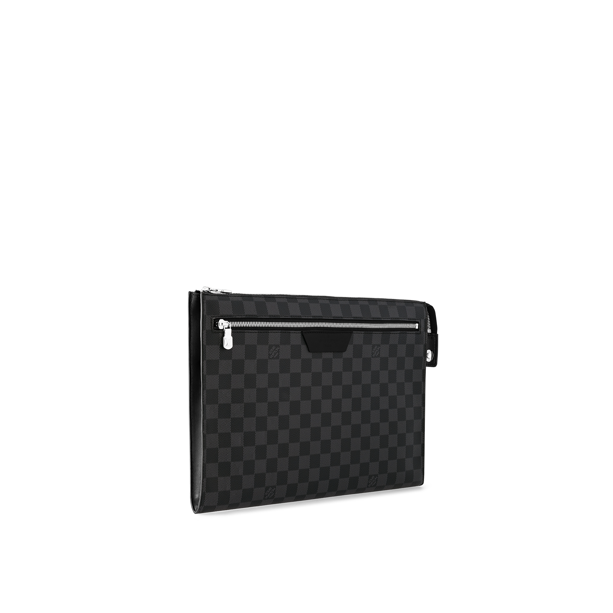 Cartera de mano 24H Lona Damier Graphite Hombre Viaje Accesorios de viaje | LOUIS VUITTON (Zoom de producto)