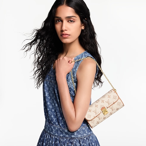 Cartera de mano Camille Autres Toiles Monogram Mujer Carteras y pequeña marroquinería Carteras con cadena y mini bolsos | LOUIS VUITTON (Zoom de producto)