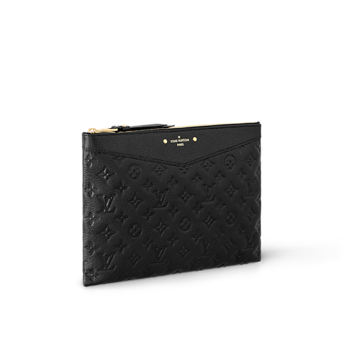 Cartera de mano Daily Pouch Piel Monogram Empreinte Mujer Carteras y pequeña marroquinería Todas las carteras y pequeña marroquinería | LOUIS VUITTON (Zoom de producto)
