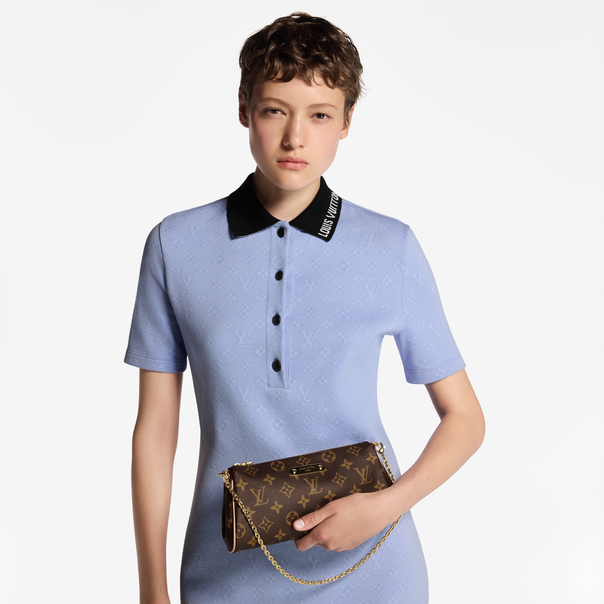 Cartera de mano Eva Lona Monogram Mujer Carteras y pequeña marroquinería Carteras con cadena y mini bolsos | LOUIS VUITTON (Zoom de producto)