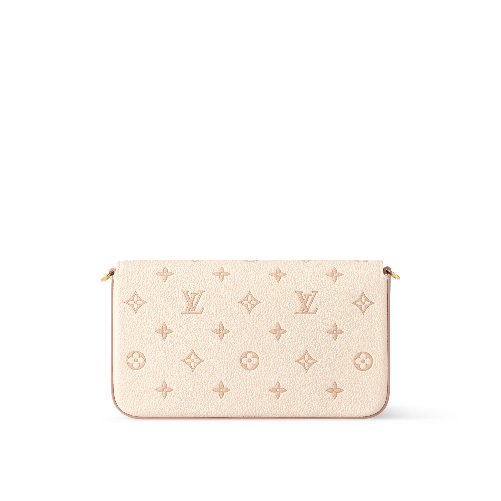 Cartera de mano Félicie Piel Monogram Empreinte Mujer Carteras y pequeña marroquinería Carteras con cadena y mini bolsos | LOUIS VUITTON (Zoom de producto)