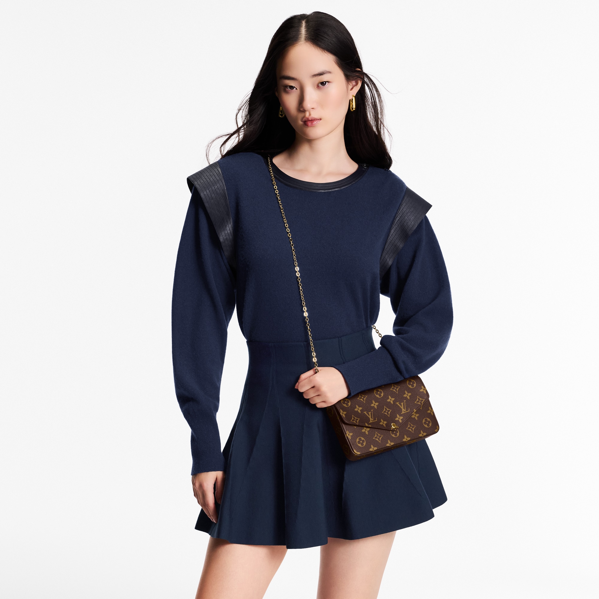 Cartera de mano Félicie Lona Monogram Mujer Bolsos Bolsos | LOUIS VUITTON (Zoom de producto)