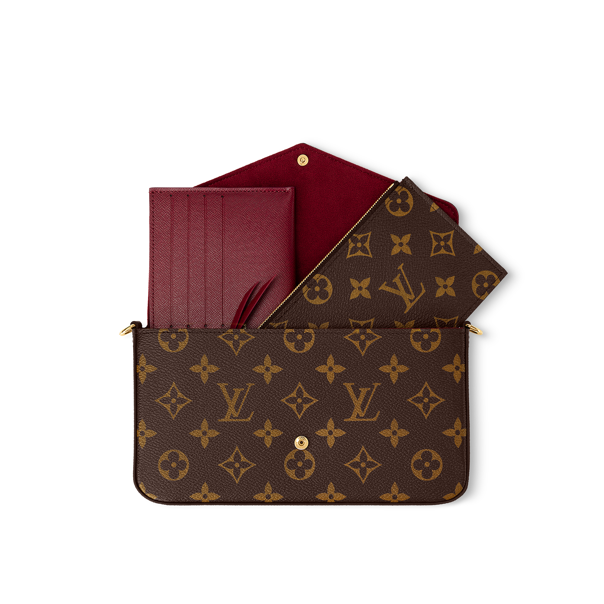 Cartera de mano Félicie Lona Monogram Mujer Bolsos Bolsos | LOUIS VUITTON (Zoom de producto)