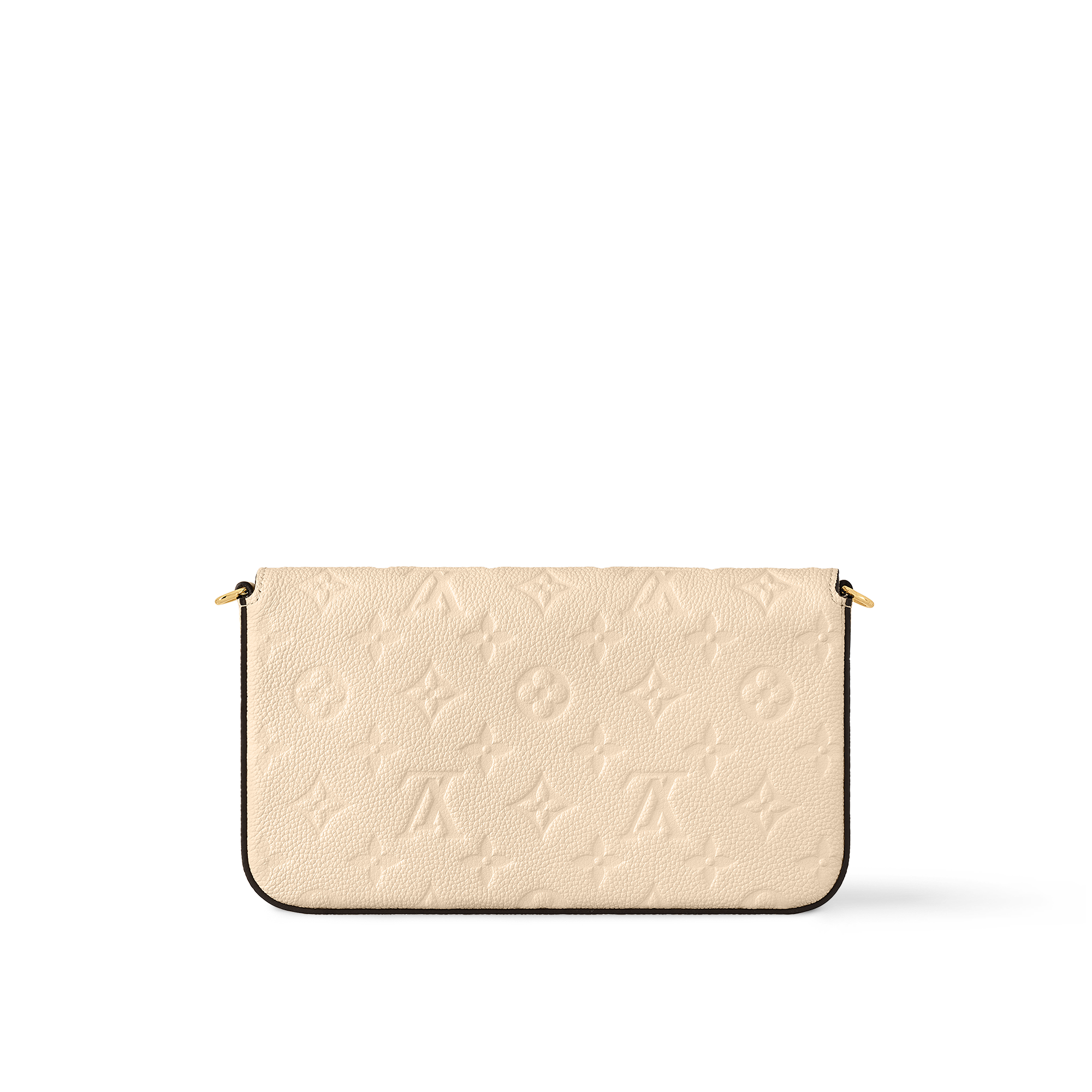 Cartera de mano Félicie Piel Monogram Empreinte Mujer Carteras y pequeña marroquinería Carteras con cadena y mini bolsos | LOUIS VUITTON (Zoom de producto)