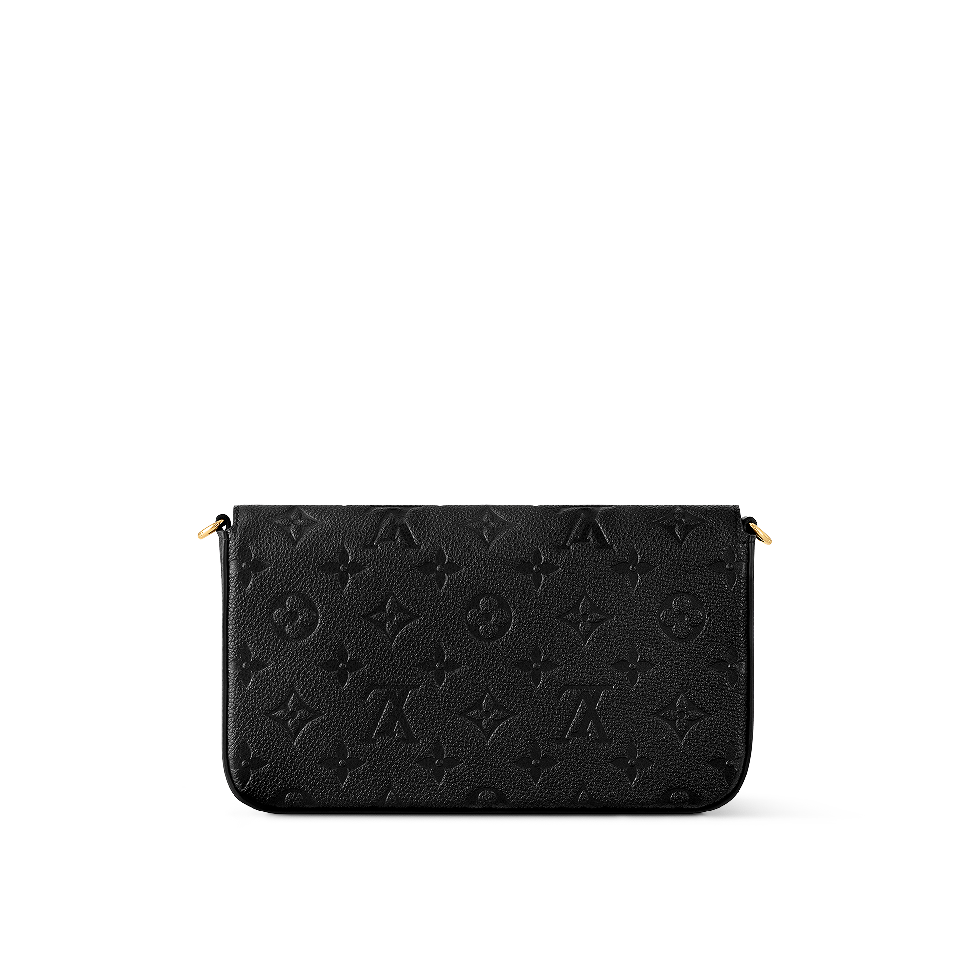 Cartera de mano Félicie Piel Monogram Empreinte Mujer Carteras y pequeña marroquinería Carteras con cadena y mini bolsos | LOUIS VUITTON (Zoom de producto)