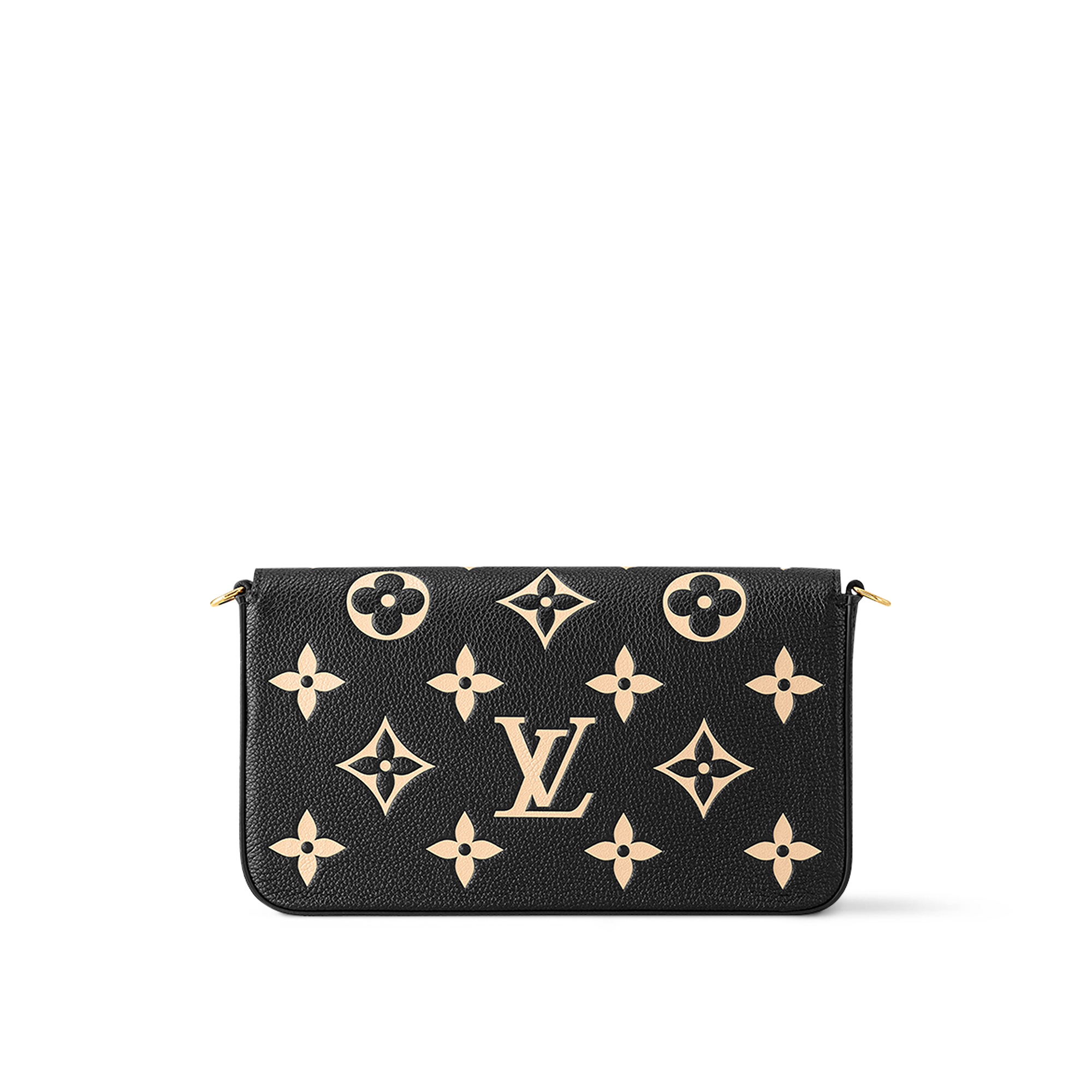 Cartera de mano Félicie Piel Monogram Empreinte Mujer Carteras y pequeña marroquinería Todas las carteras y pequeña marroquinería | LOUIS VUITTON (Zoom de producto)