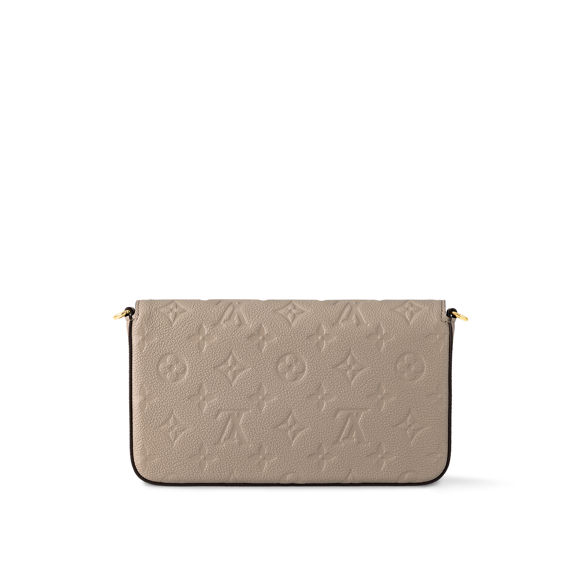 Cartera de mano Félicie Piel Monogram Empreinte Mujer Carteras y pequeña marroquinería Carteras con cadena y mini bolsos | LOUIS VUITTON (Zoom de producto)
