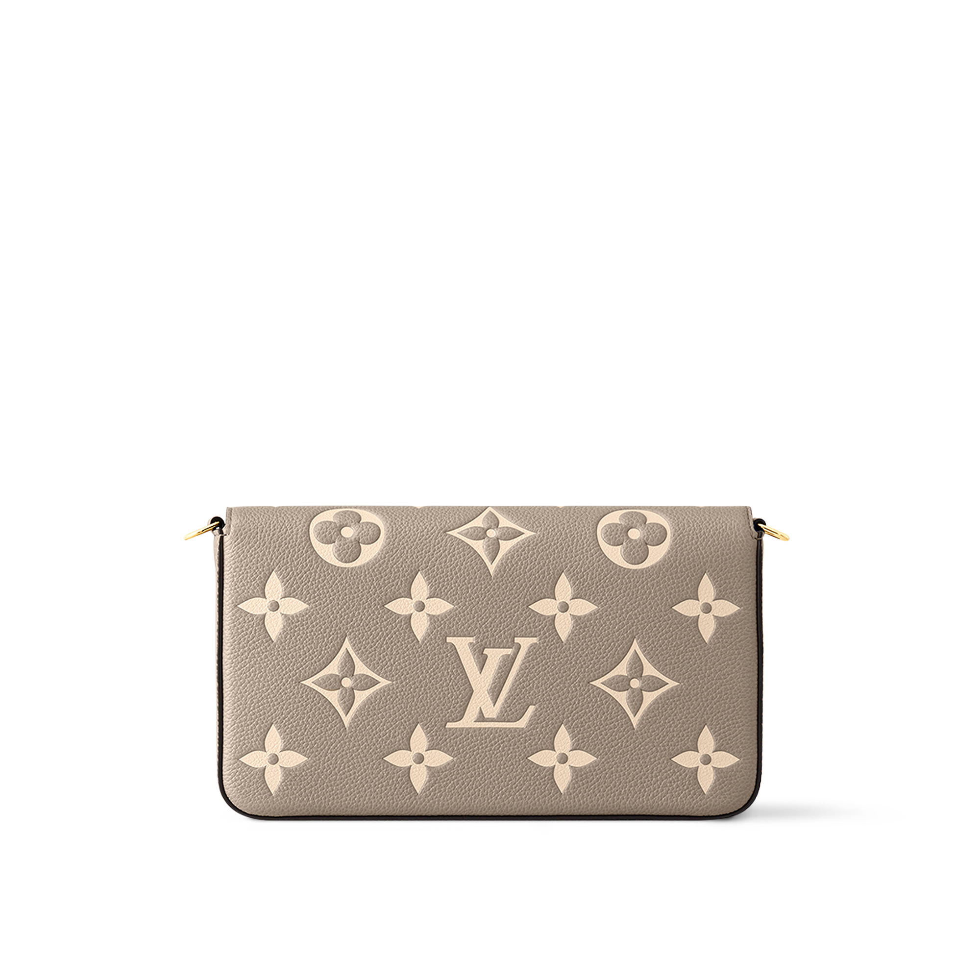 Cartera de mano Félicie Piel Monogram Empreinte Mujer Carteras y pequeña marroquinería Todas las carteras y pequeña marroquinería | LOUIS VUITTON (Zoom de producto)