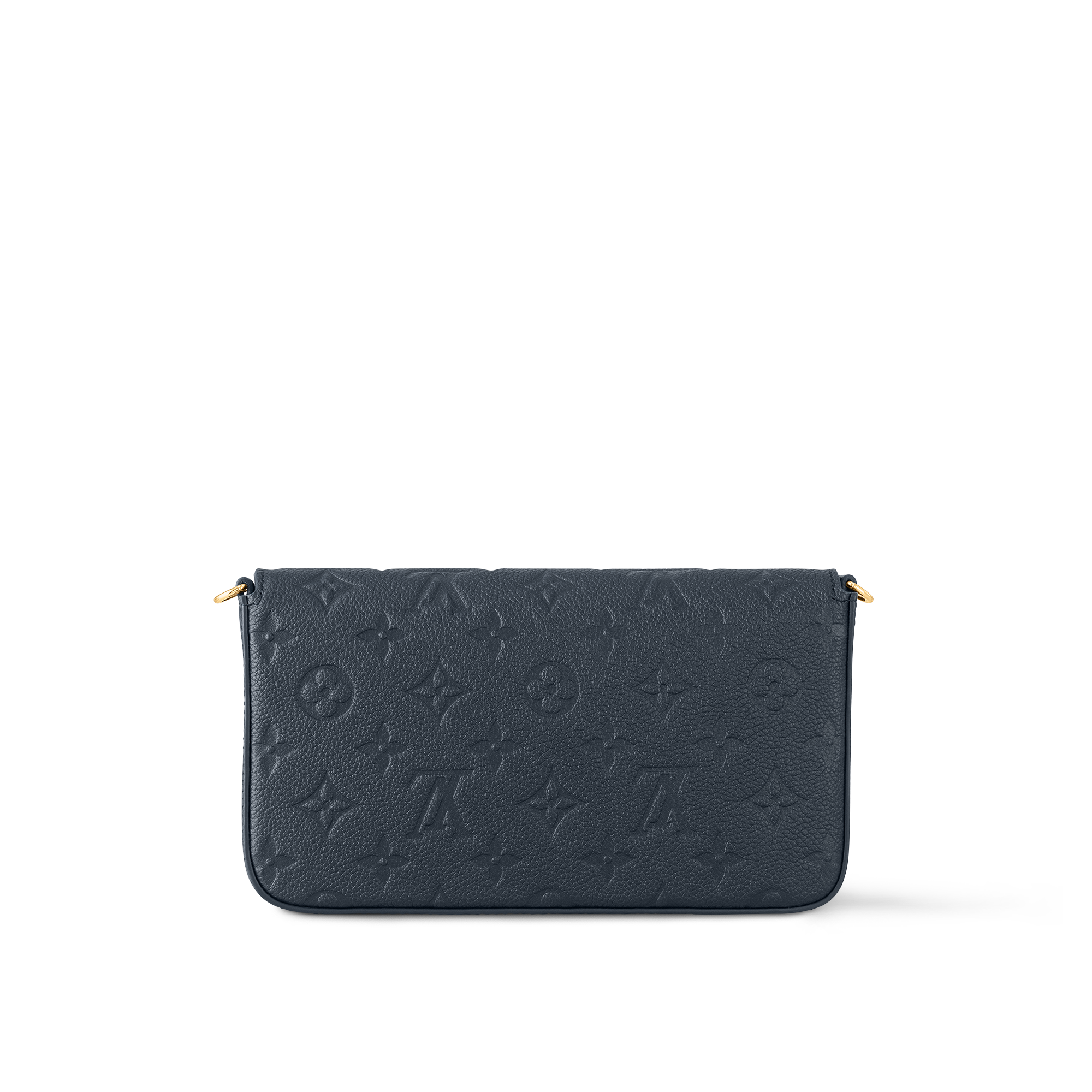 Cartera de mano Félicie Piel Monogram Empreinte Mujer Carteras y pequeña marroquinería Carteras con cadena y mini bolsos | LOUIS VUITTON (Zoom de producto)