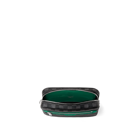 Cartera de mano Kasai Toile Damier Graphite Hombre Carteras y pequeña marroquinería Cartera de mano | LOUIS VUITTON (Zoom de producto)