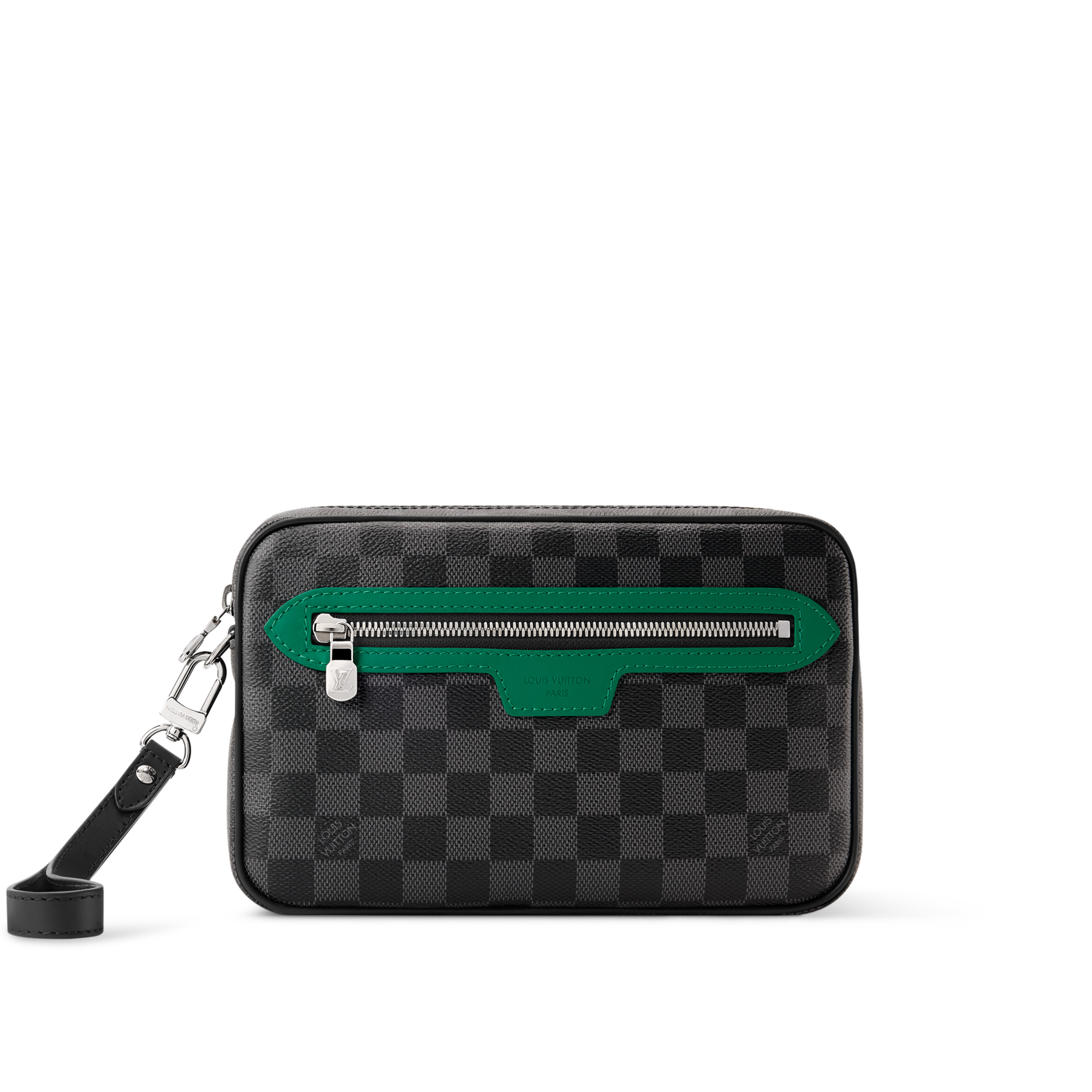 Cartera de mano Kasai Toile Damier Graphite Hombre Carteras y pequeña marroquinería Cartera de mano | LOUIS VUITTON (Zoom de producto)