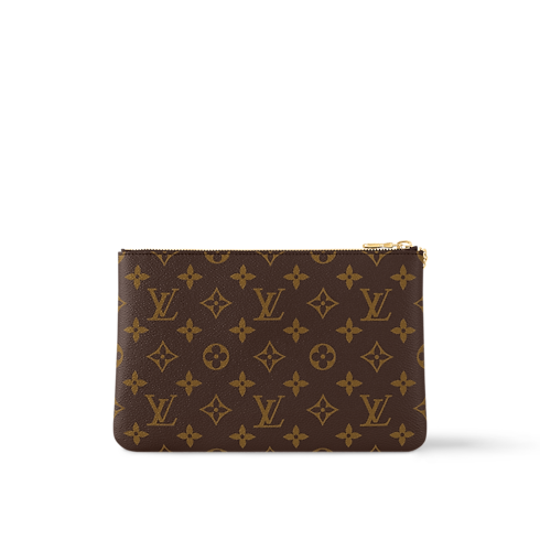 Cartera de mano Key Pouch M Lona Monogram Mujer Carteras y pequeña marroquinería Todas las carteras y pequeña marroquinería | LOUIS VUITTON (Zoom de producto)