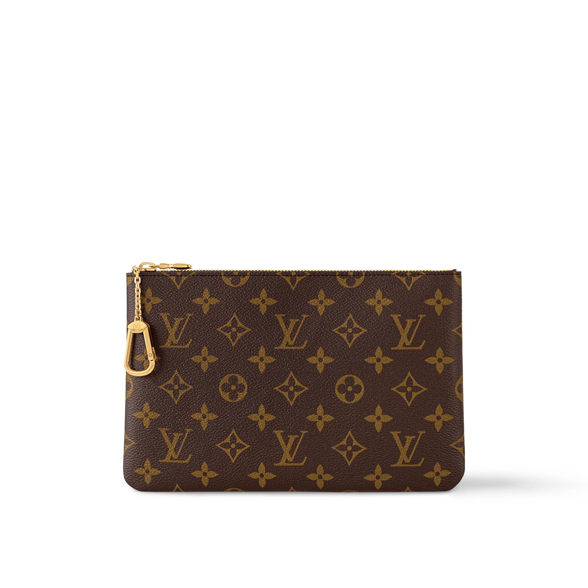 Cartera de mano Key Pouch M Lona Monogram Mujer Carteras y pequeña marroquinería Todas las carteras y pequeña marroquinería | LOUIS VUITTON (Zoom de producto)