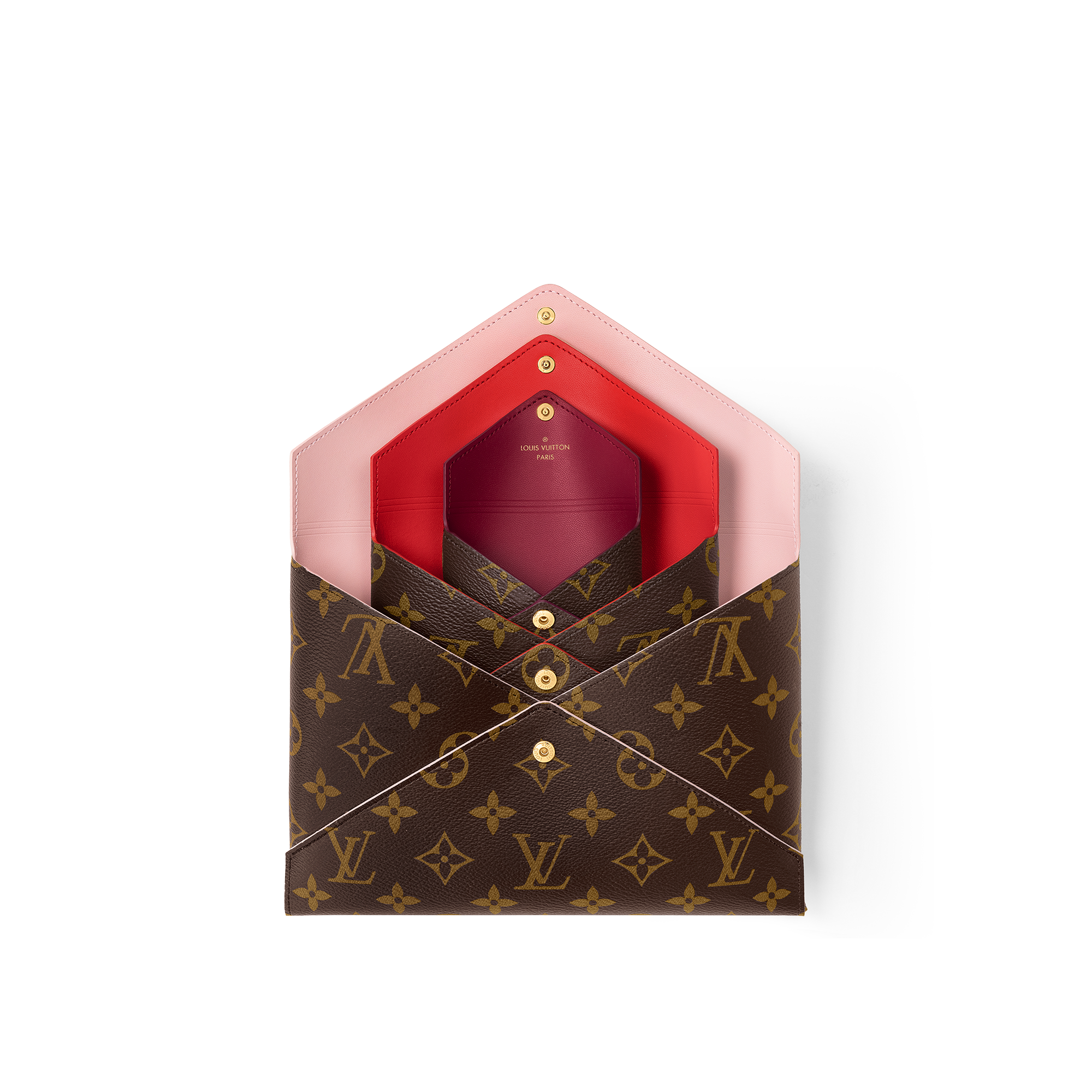 Cartera de mano Kirigami Lona Monogram Mujer Carteras y pequeña marroquinería Todas las carteras y pequeña marroquinería | LOUIS VUITTON (Zoom de producto)