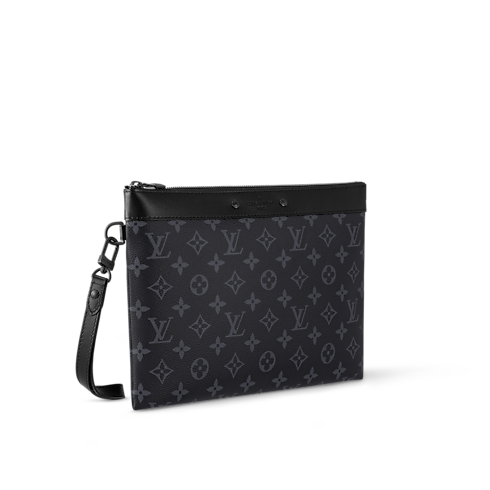 Cartera de mano Pochette To-Go Monogram Eclipse Hombre Viaje Accesorios de viaje | LOUIS VUITTON (Zoom de producto)