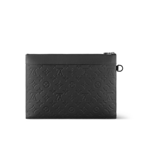 Cartera de mano Pochette To-Go Monogram Shadow Hombre Discontinued Product Obs 13 | LOUIS VUITTON (Zoom de producto)