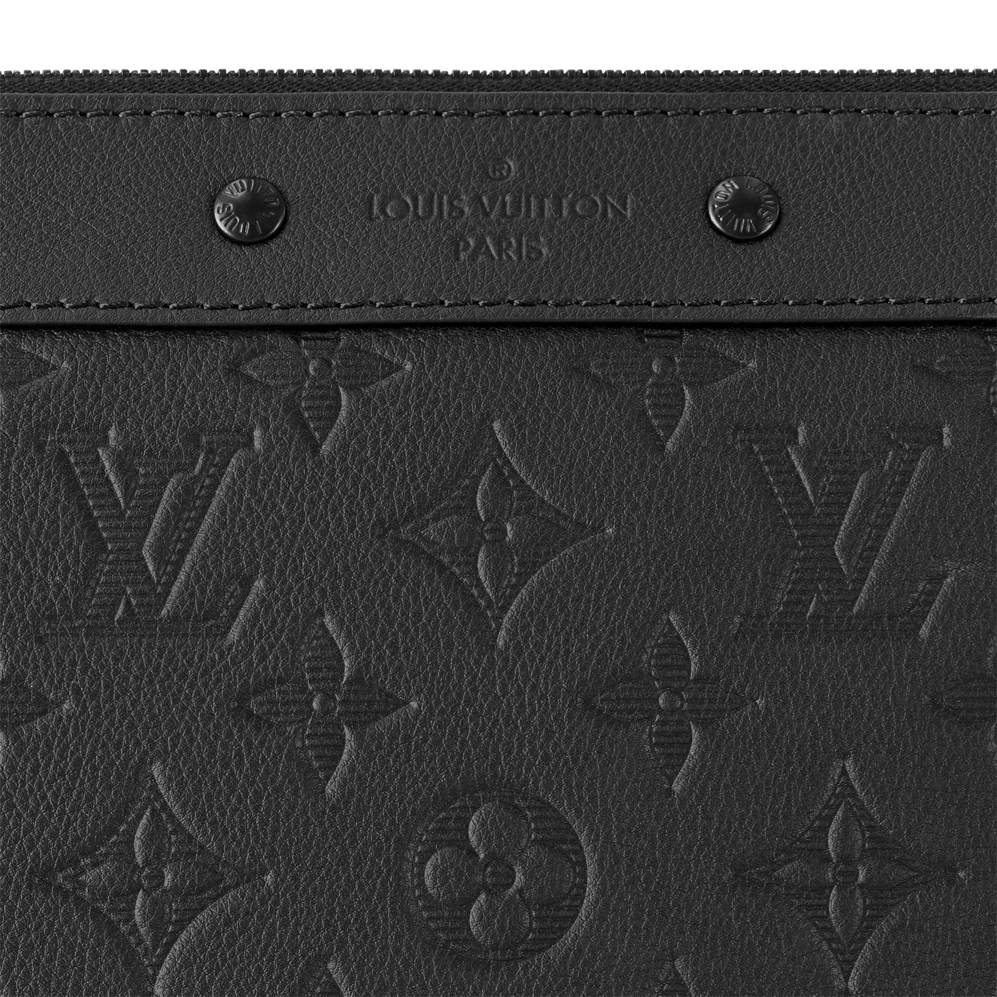 Cartera de mano Pochette To-Go Monogram Shadow Hombre Discontinued Product Obs 13 | LOUIS VUITTON (Zoom de producto)