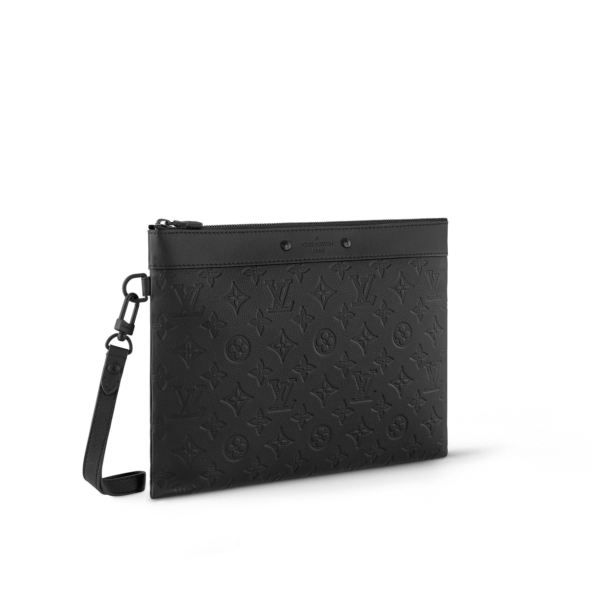 Cartera de mano Pochette To-Go Monogram Shadow Hombre Discontinued Product Obs 13 | LOUIS VUITTON (Zoom de producto)