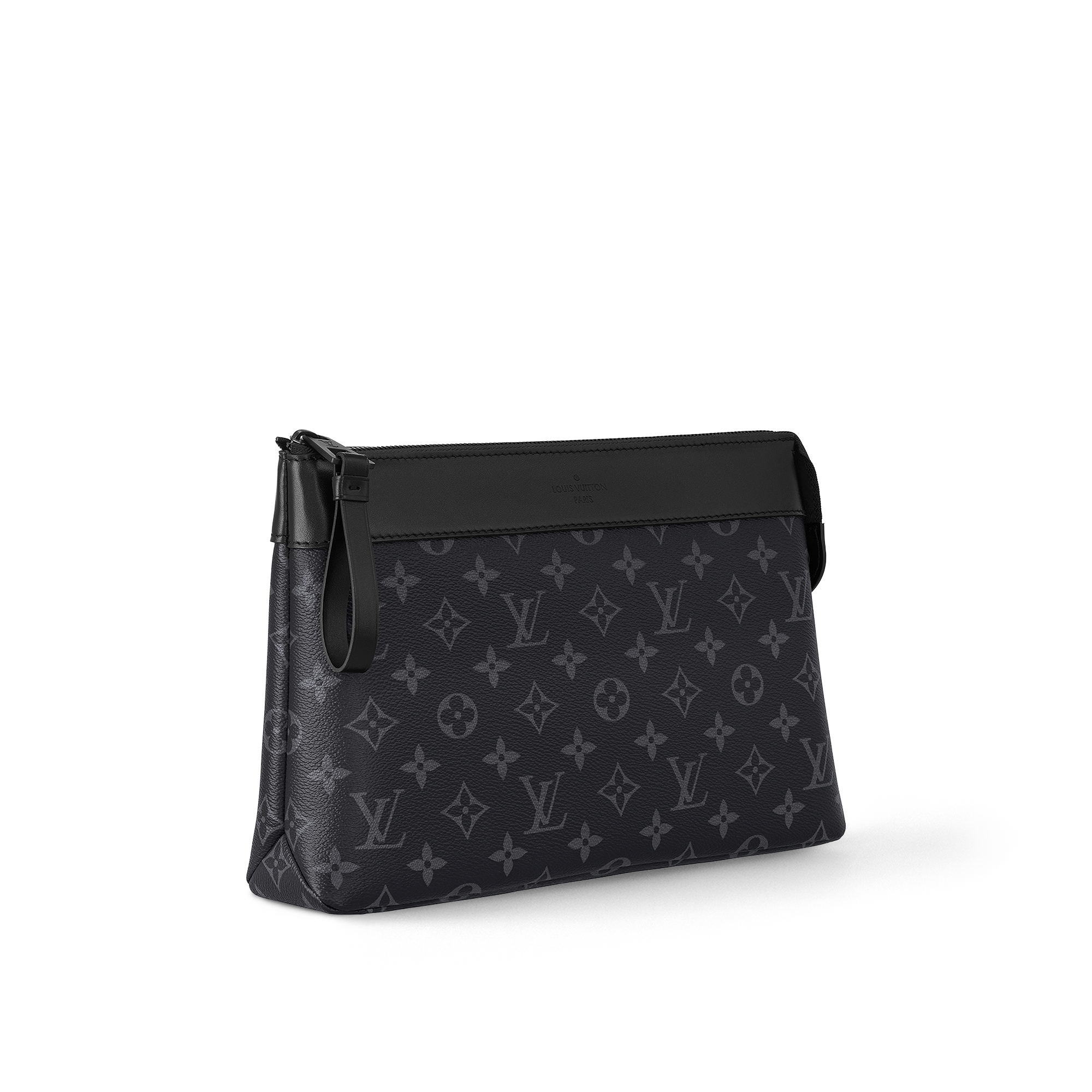 Cartera de mano Pochette Voyage Souple Monogram Eclipse Hombre Carteras y pequeña marroquinería Pochettes | LOUIS VUITTON (Zoom de producto)