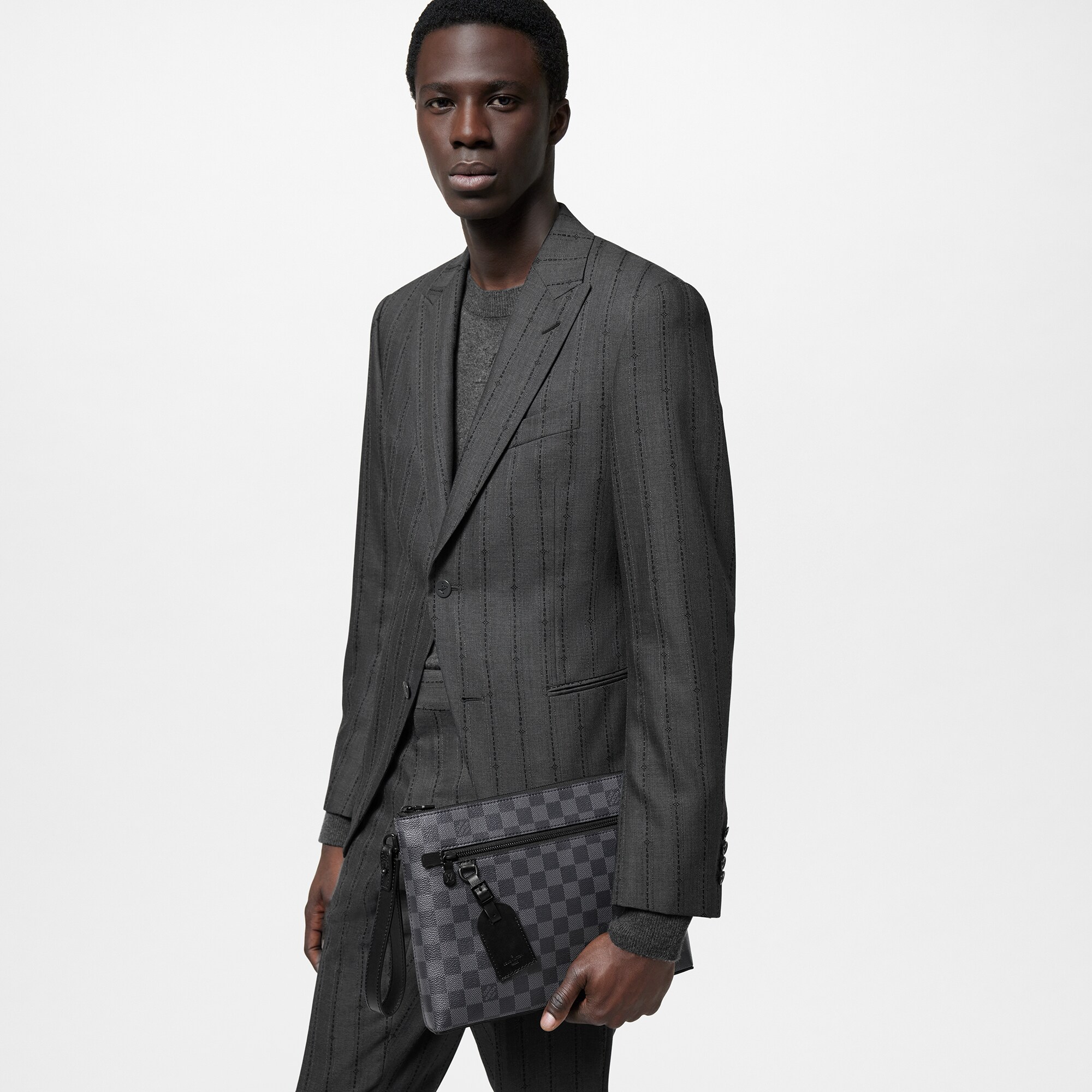 Cartera de mano Takeoff Lona Damier Graphite Hombre Viaje Accesorios de viaje | LOUIS VUITTON (Zoom de producto)