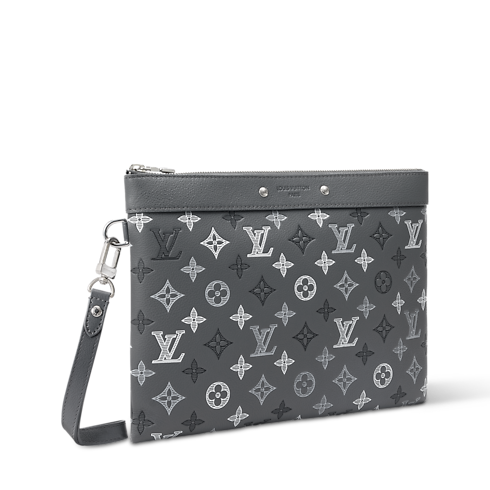 Cartera de mano To-Go Monogram Shadow Hombre Carteras y pequeña marroquinería Todas las carteras y pequeña marroquinería | LOUIS VUITTON (Zoom de producto)