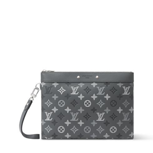 Cartera de mano To-Go Monogram Shadow Hombre Carteras y pequeña marroquinería Todas las carteras y pequeña marroquinería | LOUIS VUITTON (Zoom de producto)