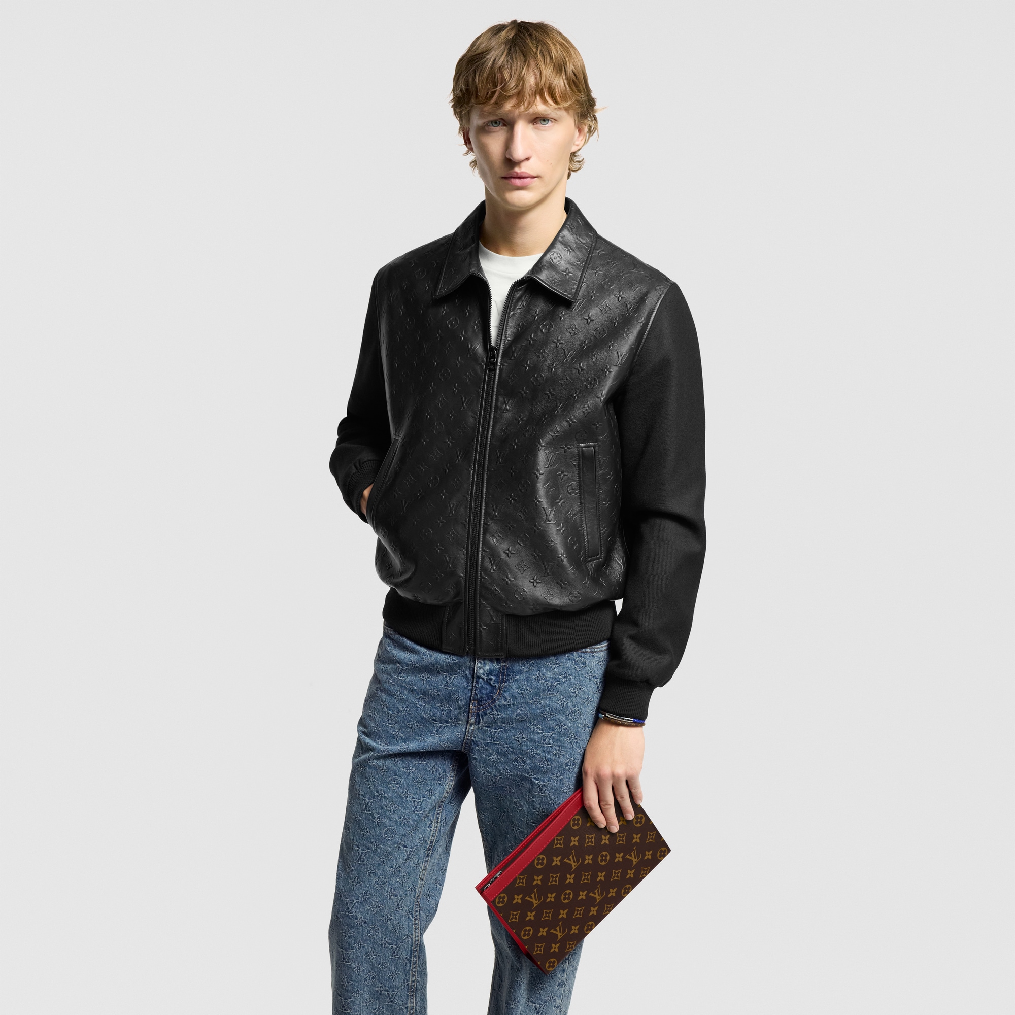 Cartera de mano Voyage MM G73 Hombre Carteras y pequeña marroquinería Pochettes | LOUIS VUITTON (Zoom de producto)